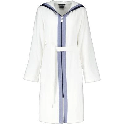 Cawö Bademäntel Damen Reißverschluss Breton 6598 weiß - 600 Damen Weiß NEU & OVP