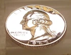 1963 Choice / Gem Proof Quarter 90%   Blazing Mirrored Surfaces #127-38
