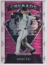 2022 Panini Chronicles Crusade Pink Pulsar #2 Shane Baz RC