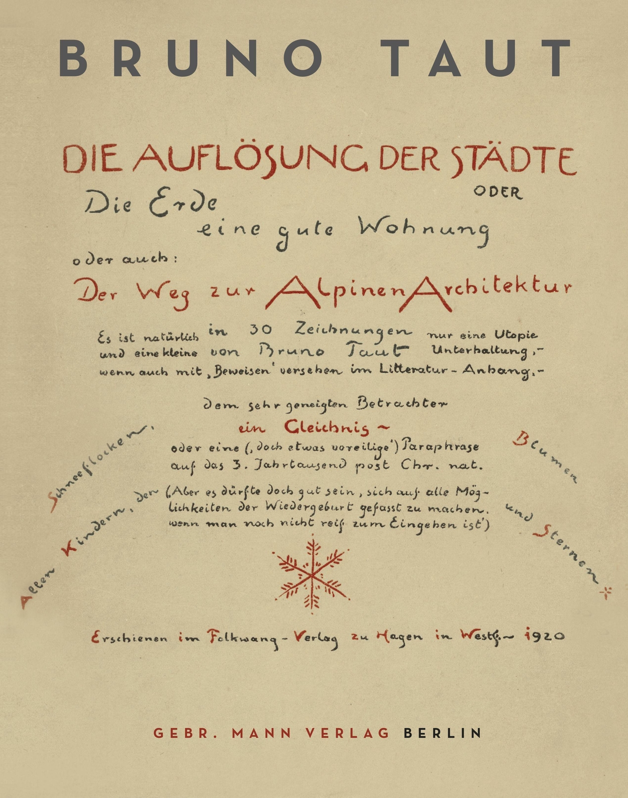 Thumbnail - Die Auflösung Der Städte | Bruno Taut | Oder: Die Erde Eine Gute