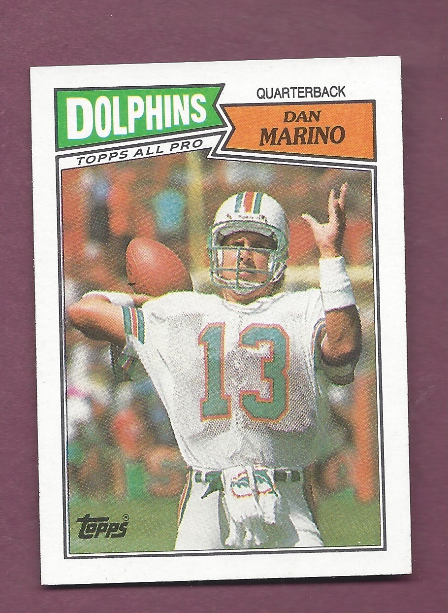 SHARP PACK FRESH 1987 TOPPS FOOTBALL #233 DAN MARINO  HOF  .99 SHIP T520