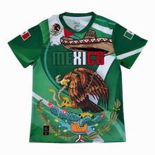 MEXICO Tapatia Sombrero Jersey Unisex Green Color