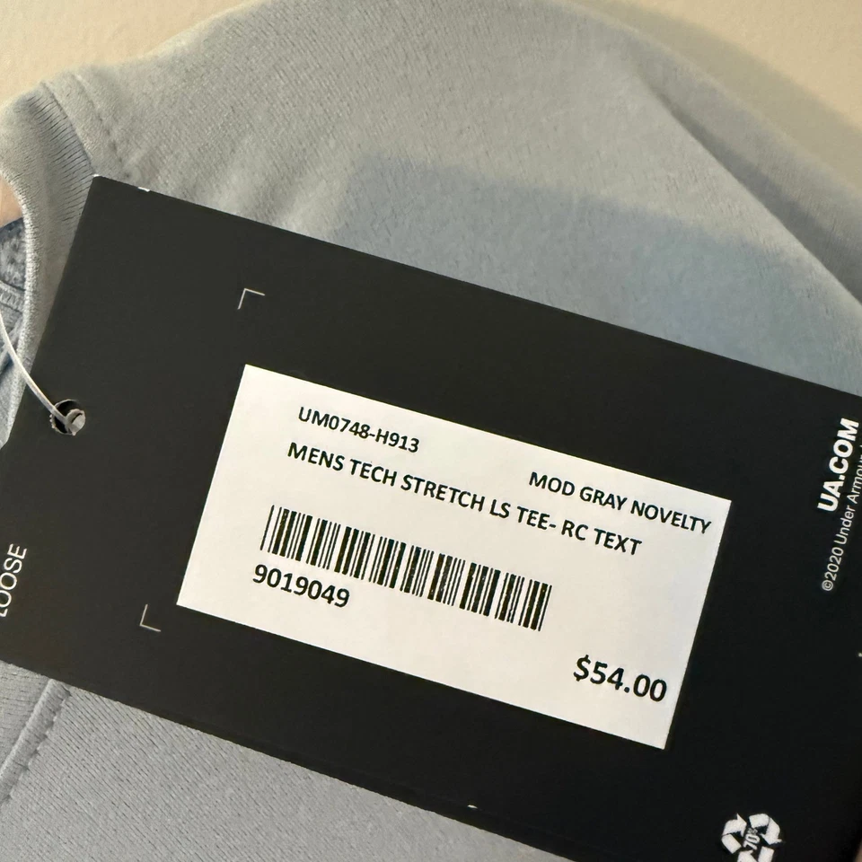 Camiseta Under Armour Hombres Ryder Cup Bethpage Negra 2025 Manga Larga 2XL UPF 50 Foto 4 de 4