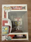 Funko Pop! Vinyl Disney Wreck It Ralph Turbo #05 In Protector, Crease In Box