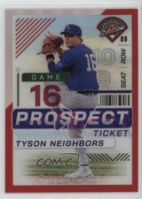 2024 Panini Prospect Edition Red Prizm /199 Tyson Neighbors #65 4z8