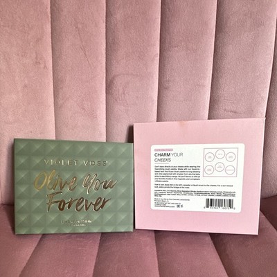 Violet Voss Olive eyeshadow 12 Shades 0.84oz + charms your cheeks 6 shades