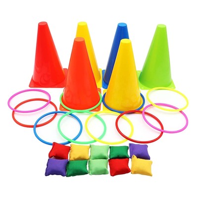 Karneval Hofspiele Combo Set Ring werfen Outdoor Spiele Outdoor Hofspiel Kunststoff