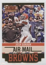 2014 Score Air Mail Die-Cuts Gold Josh Gordon #AM3 uk2