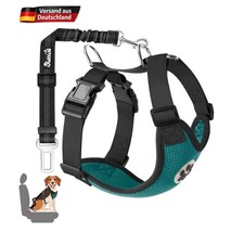 Hundegeschirr Auto Sicherheitsgeschirr Welpe S atmungsaktiv Grün