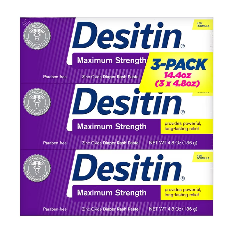 Rash Maximum Strength Original Paste, 3 Pk./4.8 Oz.