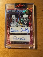2022 Leaf Multigraphics Dantley Joe Montana Alumni graphs Red 2/4 Notre Dame