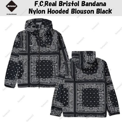 F.C.Real Bristol Bandana Nylon Hooded Blouson Black