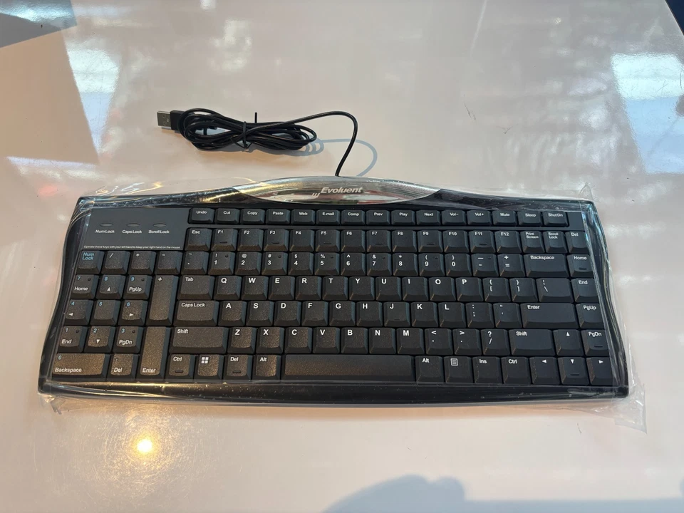 Teclado derecho Evoluent alcance reducido R3K caja abierta Foto 2 de 3