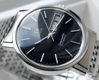 OMEGA SEAMASTER AUTOMATIC CAL1020 DAYDATE BLACK DIAL MEN'S WATCH