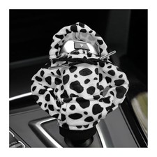 Car Shift Knob Hoodie Cover, Funny Gear Shifter Protector Sweater Hoodie Cow