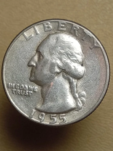 1955-P Washington Quarter 90% Silver Extra Fine XF Philadelphia