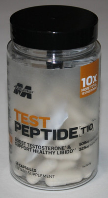 Muscletech Test Peptide T10 Dietary Supplement 56 Capsules Exp 11/28 NEW
