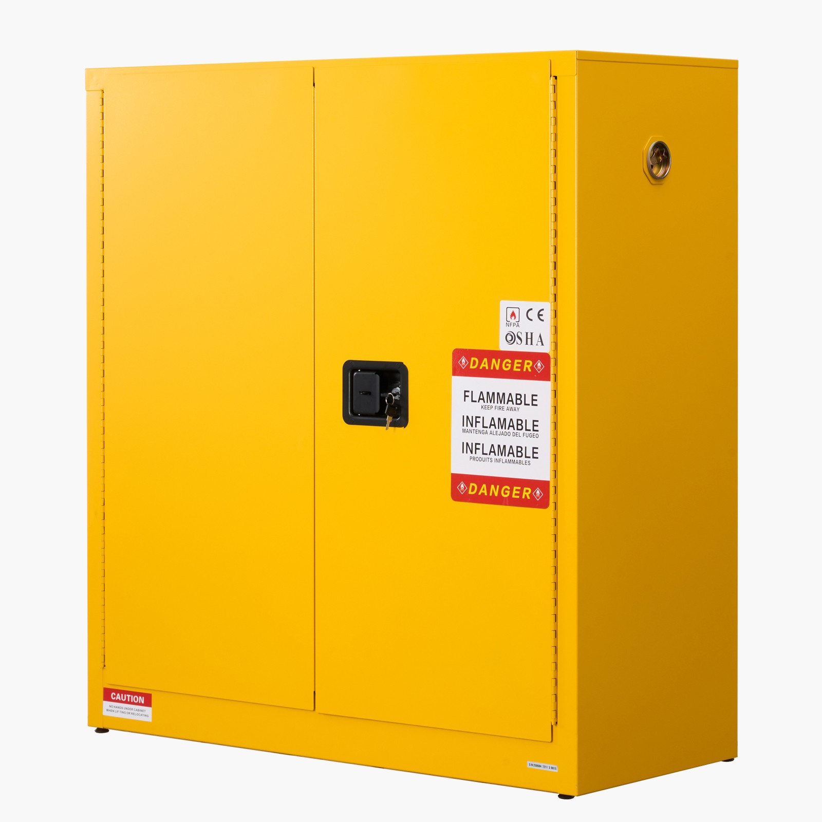 Uimoso 29Gal Flammable Storage Cabinet w/ Adjustable Shelf for Flammable Liquids