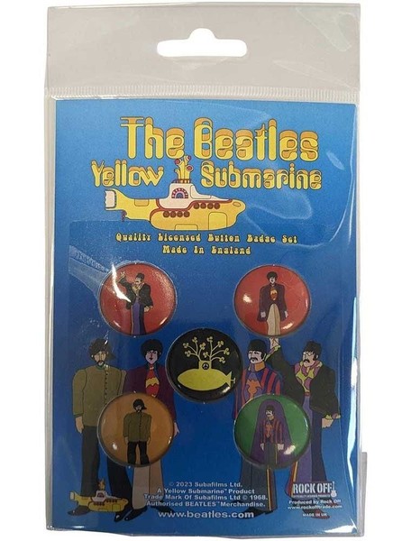 Gadget - Beatles - The - The Beatles Button Badge Pack: Yellow Submarine -D- Roc-image