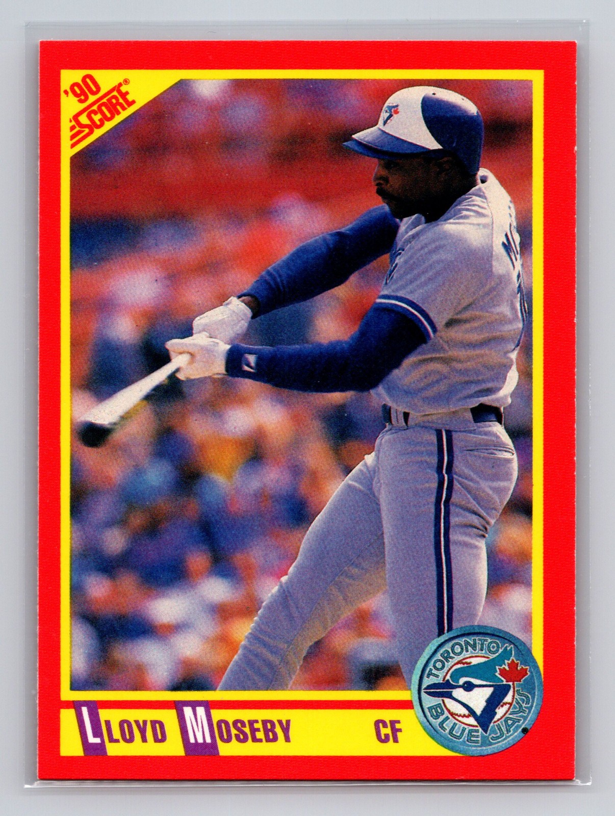 1990 Score #404 Lloyd Moseby Toronto Blue Jays Baseball Card