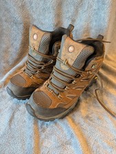 Merrell Boots Mens US 8.5 Moab 2 Mid Waterproof Hiking Earth Brown  [J06051]