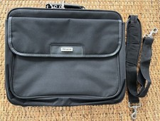 Targus Notepac Laptop Bag Zip Open Black Nylon Shoulder Messenger Bag Fits 15"
