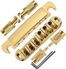 Roller Saddle Bridge ABR-1 Tune-o-matic Tailpiece For Les Gold