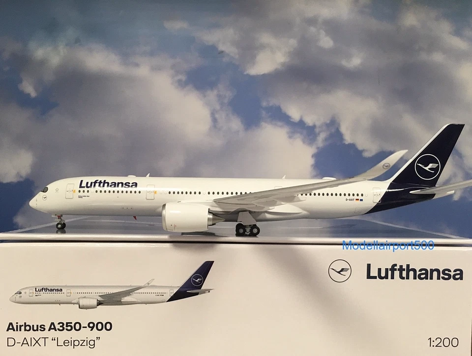 Herpa Wings 1:200 Airbus A350-900  Lufthansa D-AIXT 559577-001 Modellairport500