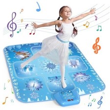 Dance Mat - Frozen Toys for Girls Electronic Dance Pad with 5 Game Frozen-Blue
