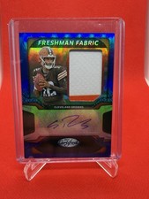 2025 Panini Certified Football Shedeur Sanders Freshman Fabric  RPA /50 Browns