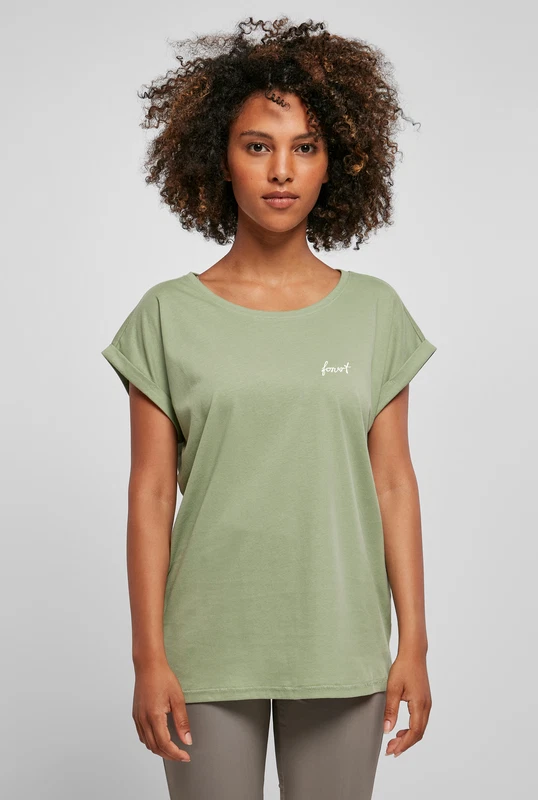 Forvert T-Shirt Damen Santa Maria grün Basics 100% Baumwolle S - Bild 4 von 4