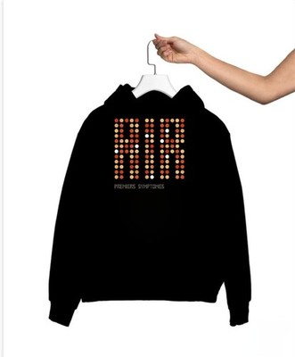 AIR Band Premiers Symptome Grafikdruck Sweatshirt Hoodie S M L XL 234XL