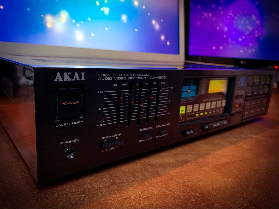 AKAI AA-V205L 🌈RaRe🌈 Vintage Stereo Receiver - Image 3 of 4