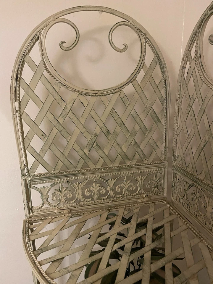 Wrought Iron Plant Stand Corner Shelf 4 Tier Vintage  - Image 2 of 4