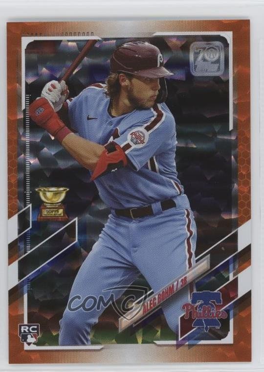 2021 Topps Orange 162/299 Alec Bohm #277 Rookie RC 0a6