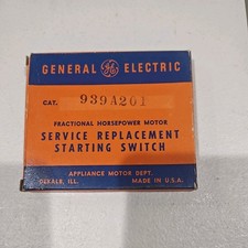 New GE General Electric Motor Starting Switch 939A201