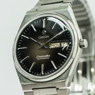 OH Serviced *NEAR MINT* Vintage 1980 OMEGA Seamaster Cal.1020 AT Black 36mm Men