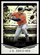 2018 Panini Studio J.D. Davis Rookie Houston Astros #12