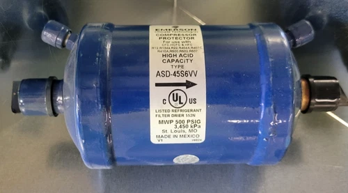 EMERSON Suction Line Filter Drier 3/4" ODF Solder *ASD-45S6VV *see details