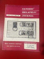 Sanders Philatelic Journal Vol 1 No 2 1955 Iraq 1924 airmail stamps Philately