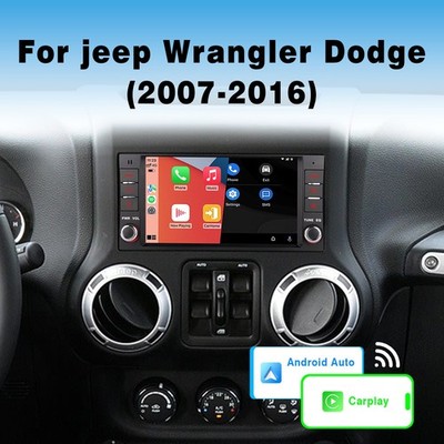 Autoradio CarPlay Android Auto DAB AHD RDS Mirror Link Jeep Wrangler Dodge BT