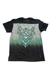 American Fighter Men's T-Shirt Elmont Premium Athletic XL Teal Black MMA Buckle