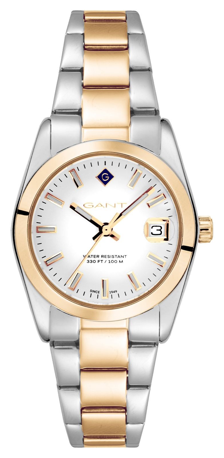 GANT Women's EVERETT MINI (28mm) White Dial / Two-Tone Stainless Steel G186002