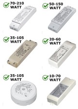 Halogen Trafo 230V - 12V AC dimmbar Netzteil Lampen Leuchte Einbau Elektronisch