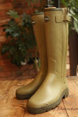 Le Chameau Vierzonord Green Rubber Shoes Boot Mens UK 10 US 11 EU 44