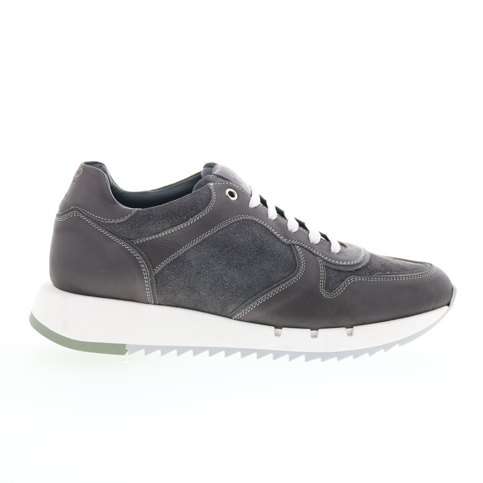 Pastori by Di Bianco Thrax Mens Gray Suede Lace Up Lifestyle Sneakers Shoes 9