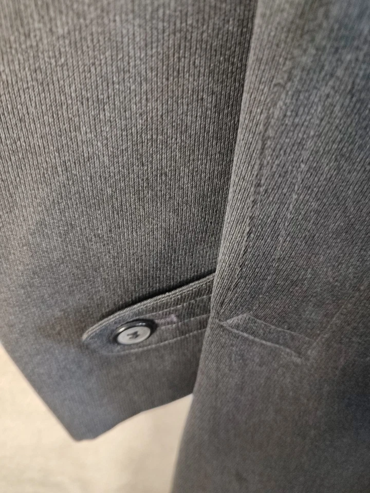 Wellington Executive Wool Blend Vintage Coat Grey Peaky Blinders Men Large 46-48 - Image 3 of 4