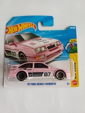 Hot Wheels Ford Sierra Cosworth  87 die cast carded 1:64