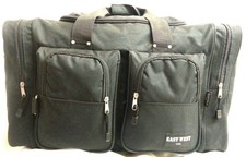 Medium BLACK DUFFELBAG 25 Inch DUFFEL Gym BAG Bags CarryOn Travel Multi Pocket