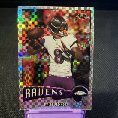 2025 Topps Chrome Lamar Jackson Base (RAW)